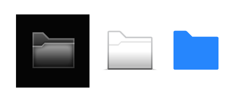 Components of recolorable icon