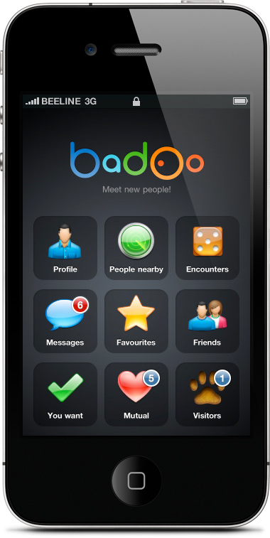 Иконки Badoo iPhone